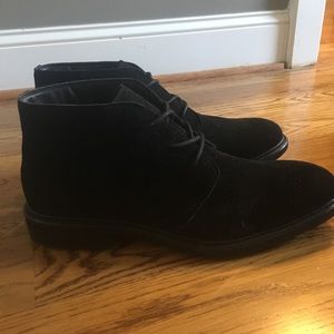 Suede dress shoes